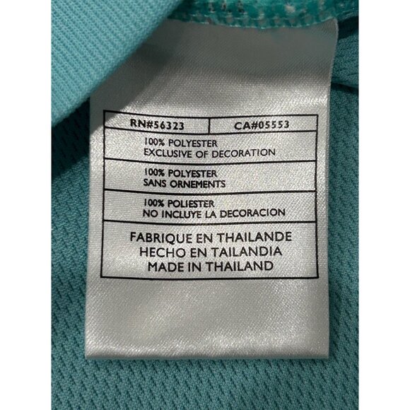 Nike Fit Dry Sleeveless V-Neck Athletic Tank Top Teal Womens Activewear Sz Mediu - Picture 6 of 10